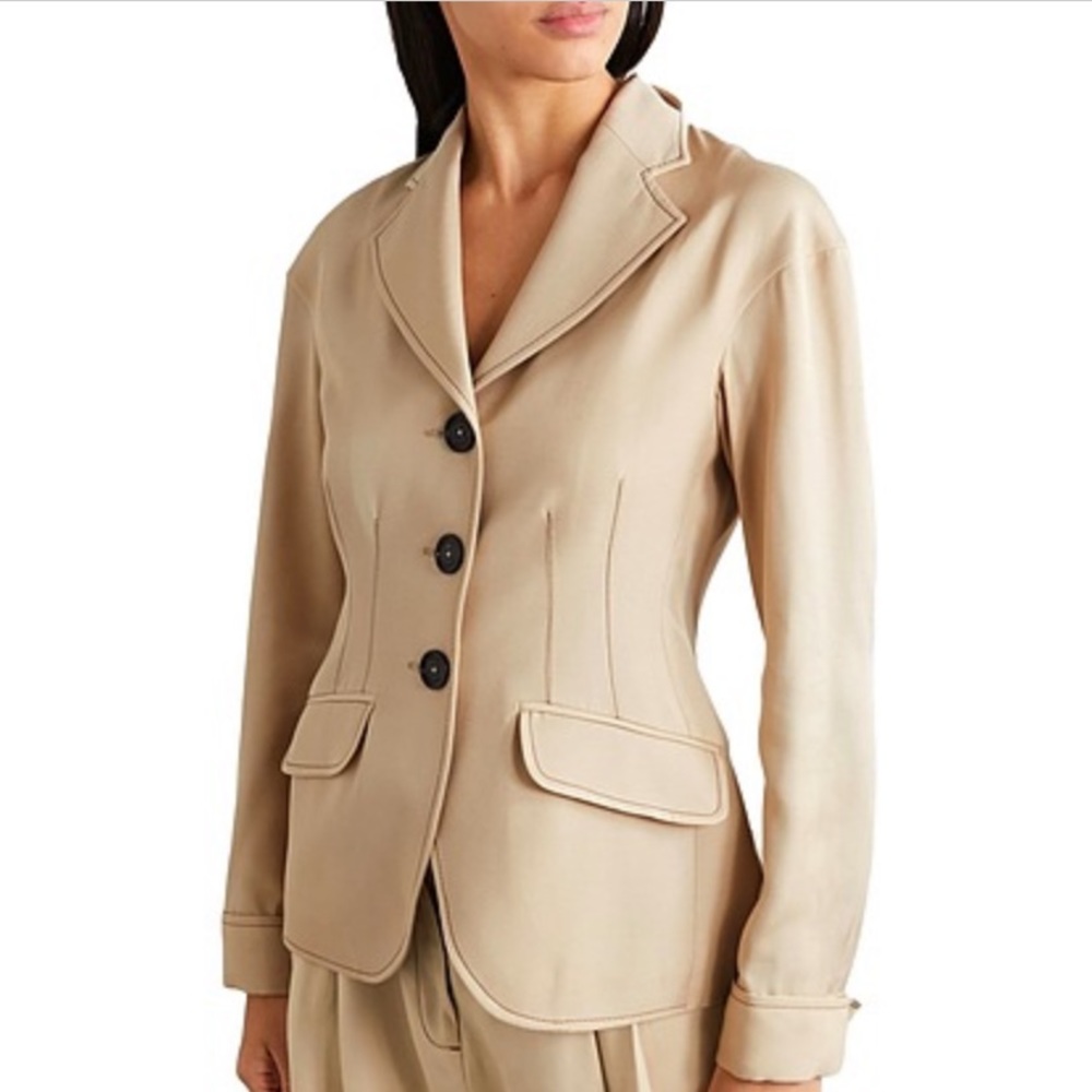 NWT Wales Bonner Blazer in Sand/Beige